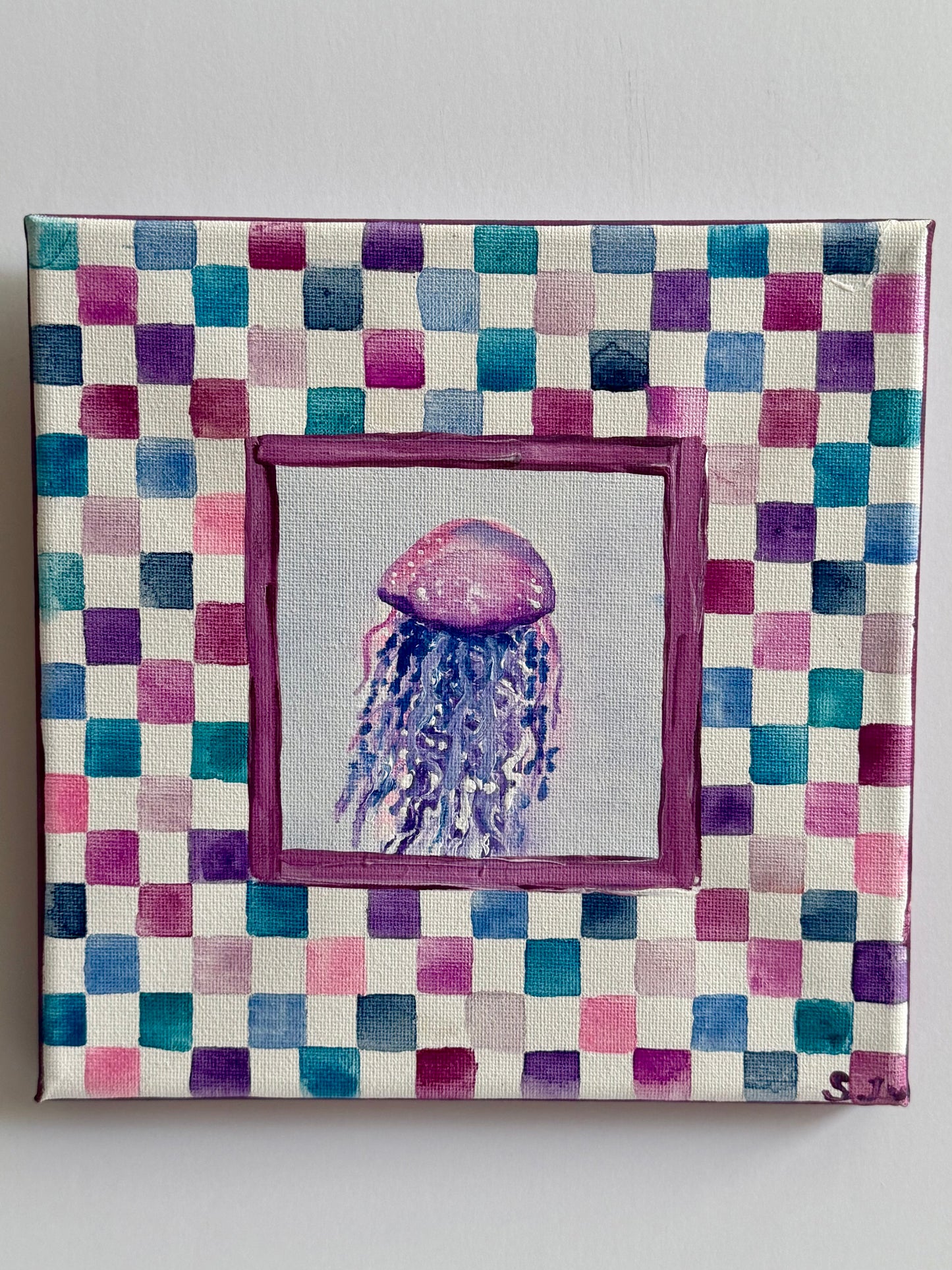 Purple Jellyfish - Original Painting