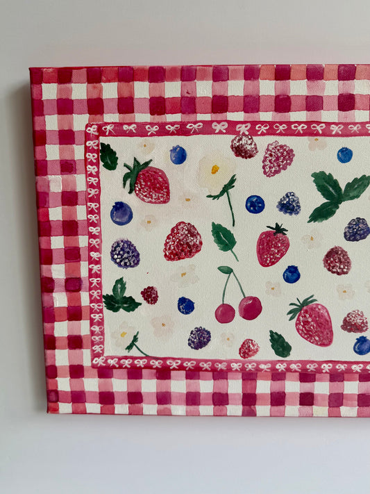 Berry Picnic - Original Painting - Berry Sweet