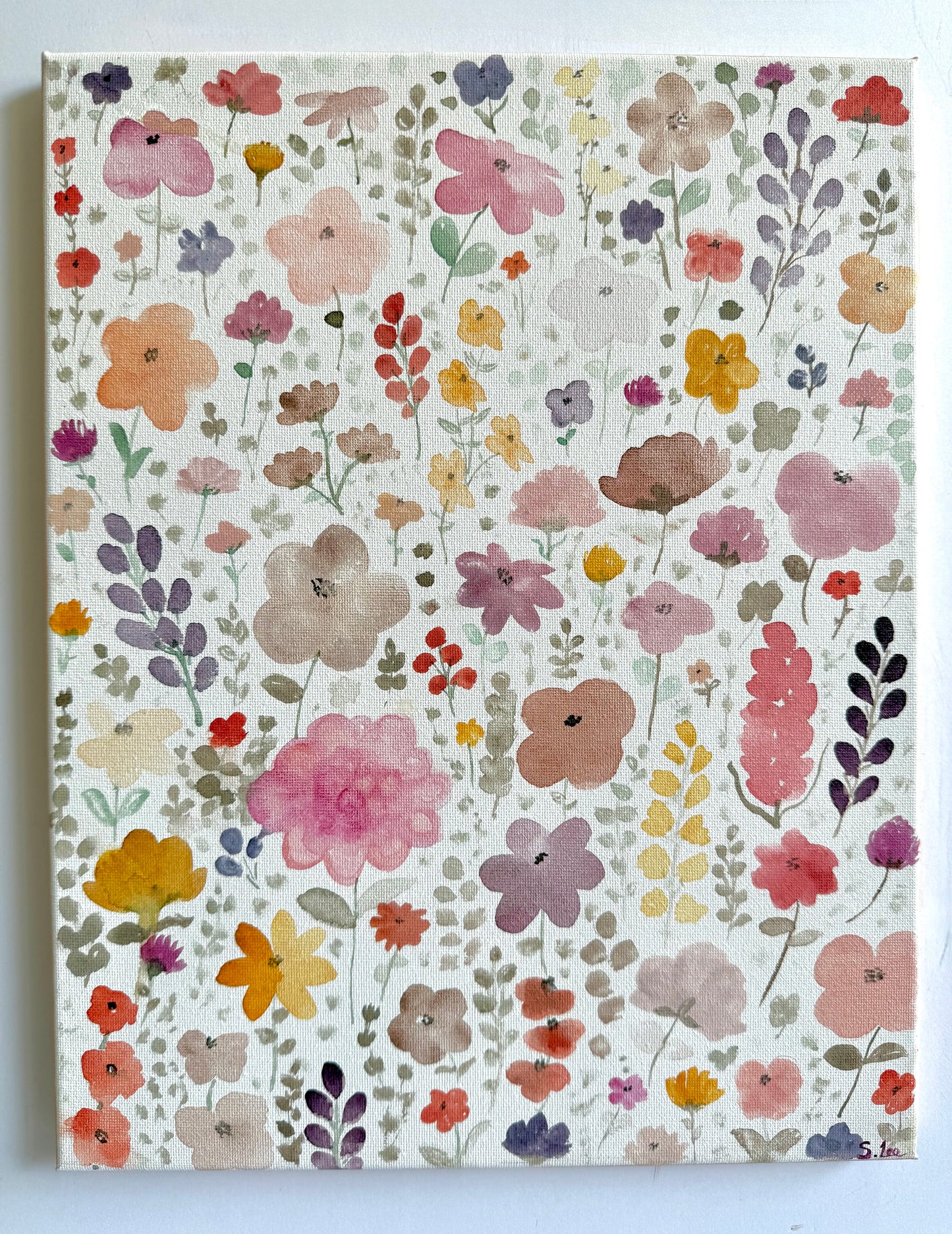 Watercolor Blooms - Original Painting