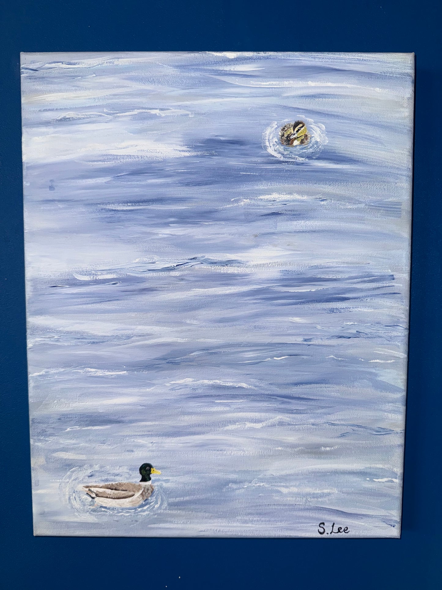 Big Duck, Little Duck Painting - Acrylic on Canvas - Original Painting