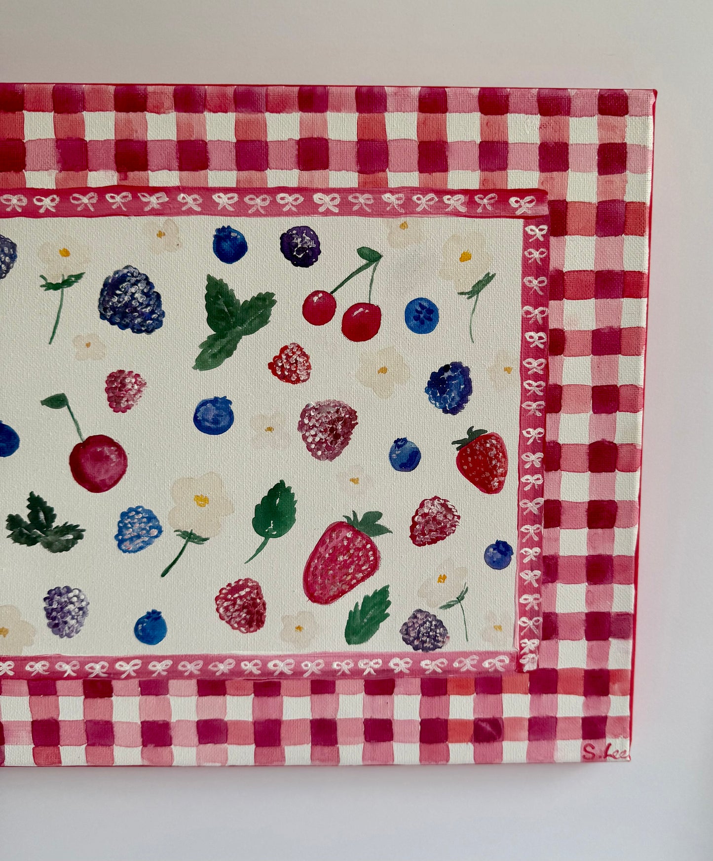 Berry Picnic - Original Painting - Berry Sweet