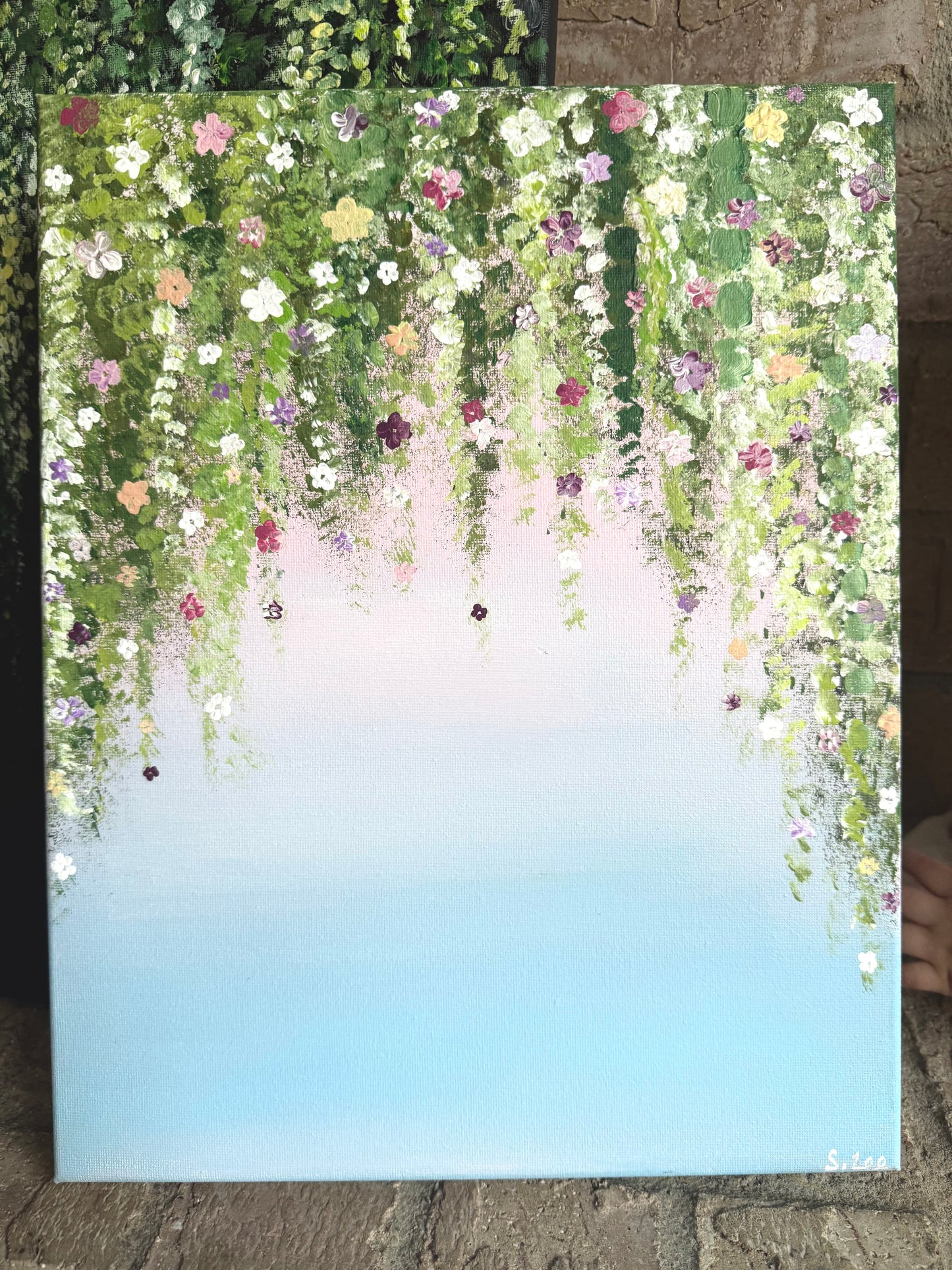 Blooming Garden Canopy - Original Painting