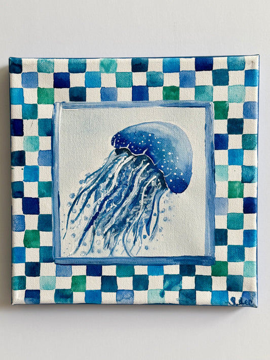 Blue Jellyfish - Original Painting
