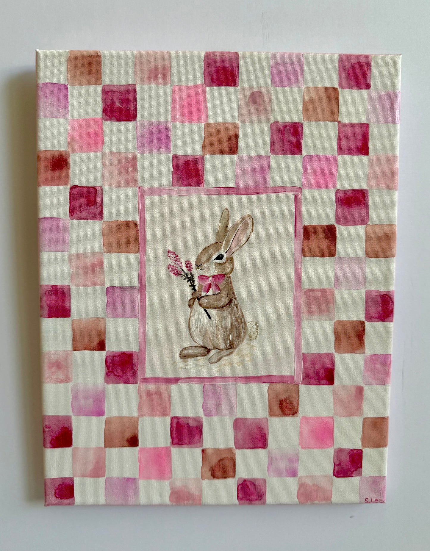Bunny Nursery Art - Original Painting
