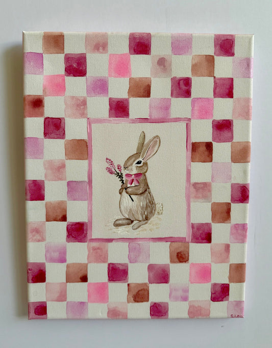 Bunny Nursery Art - Original Painting
