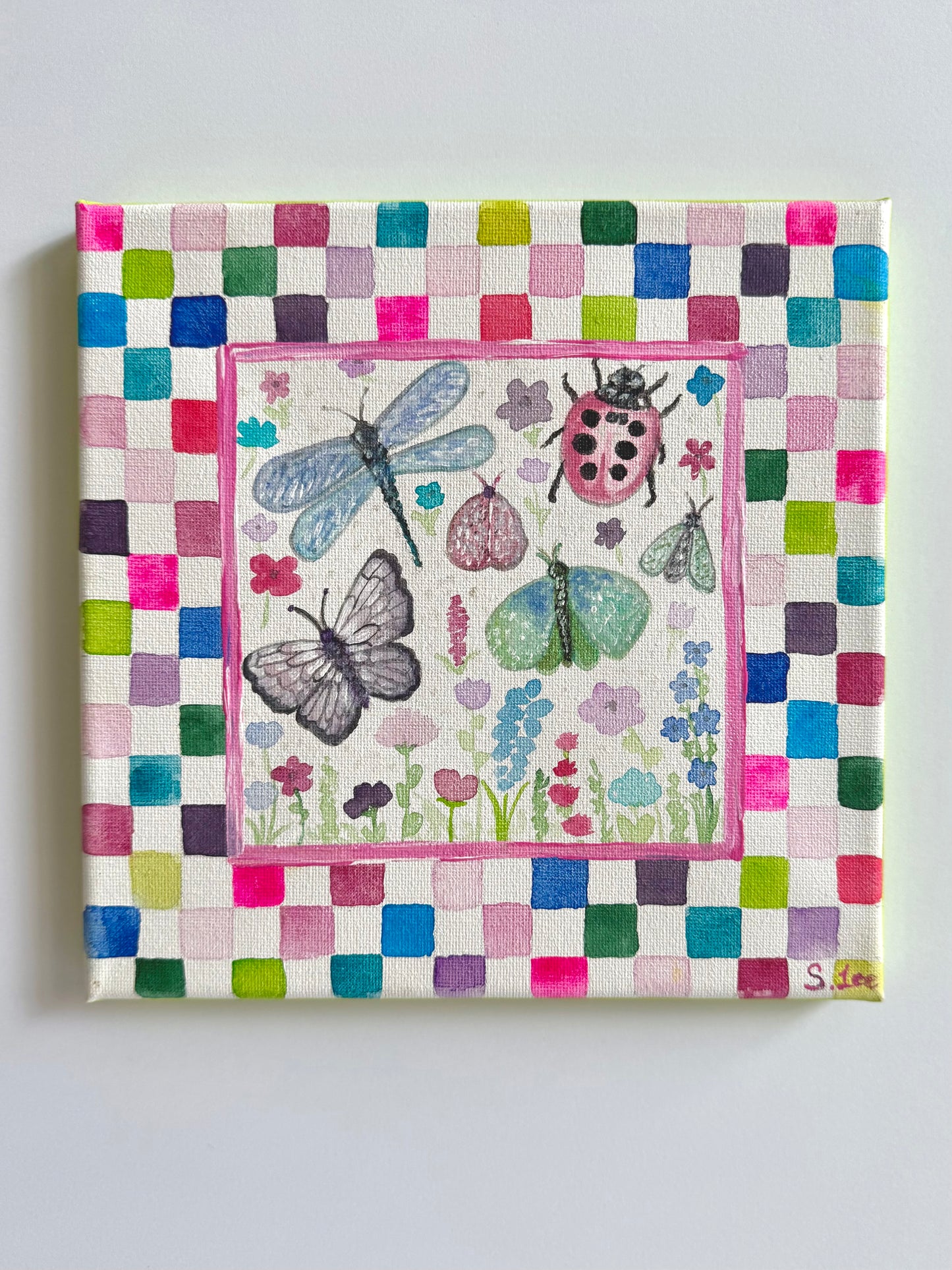 Shimmering Butterflies, Moths, Ladybugs & Dragonflies - Original Painting Set